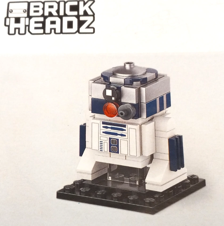 LEGO Star Wars BRICKHEADZ R2-D2 Brickhead figure from Endor Heroes set 40623 - Image 2 of 4