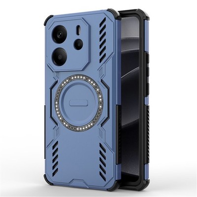 For Xiaomi 15T 17 POCO X7 X8 Redmi Note 14 15 Pro Plus Armor Magnetic Case Cover