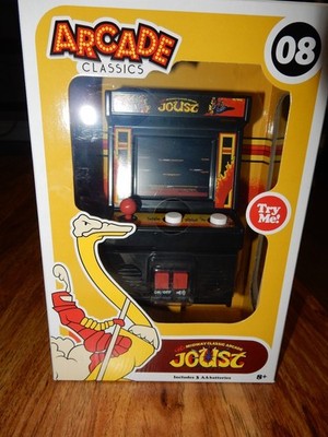 Retro Joust Mini Arcade Classics 08 - Midway Classic Arcade Game NIB - Basic Fun