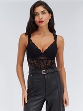 Boux Avenue Lace Bodysuit Sophie Women's Underwired Padded Plunge Sexy Lingerie