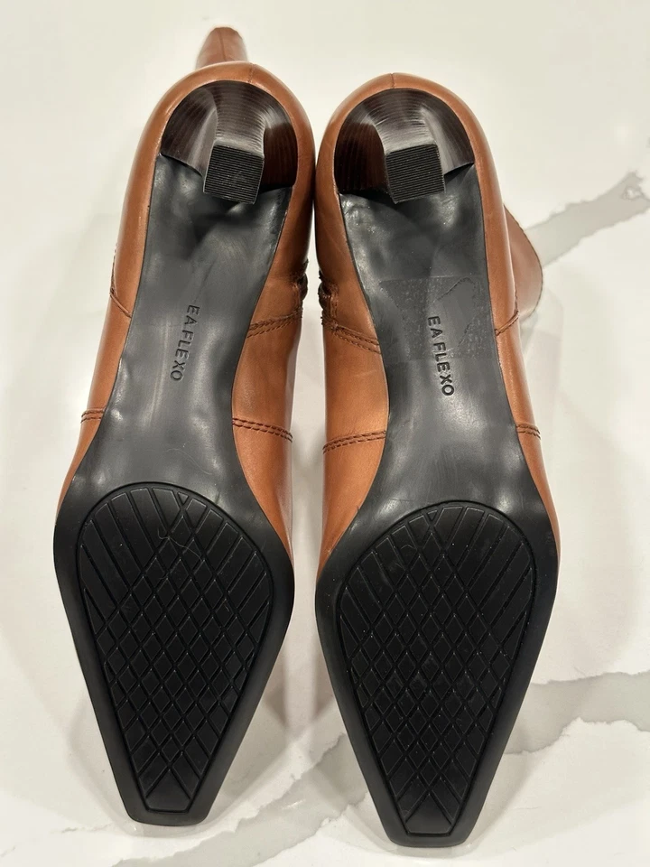 Botas de cuero para mujer Enzo Angiolini Steffene talla 7,5 medianas Foto 3 de 4