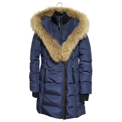 MACKAGE Lange Daunenjacke aus Gänsedaune mit Waschbärenfell 131277415