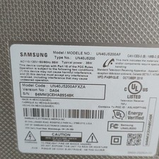 Samsung UN40J5200 40" LED Flat Screen TV 1080p HDMI USB 2016 Black