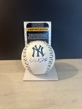 Will Warren Signed New York Yankees Team Stitch ROMLB Baseball JSA COA