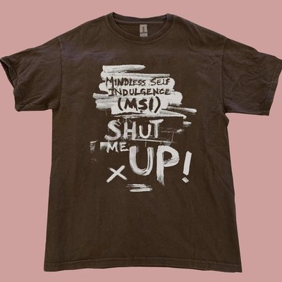 Mindless Self Indulgence Band Shut Up Reprint Short Sleeve T shirt Reprint