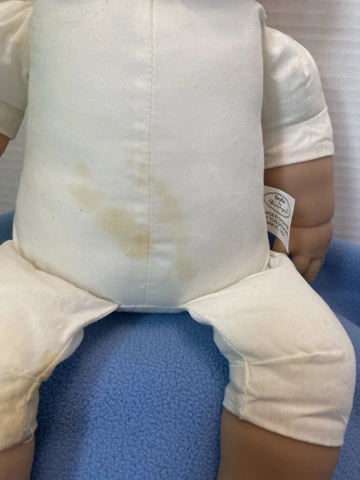 Berenguer Baby Doll Soft Body Blue Glass Eyes Molded Hair JC Toys - Image 3 of 4