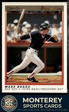 Wade Boggs 1991 O-Pee-Chee Premier #11 Boston Red Sox