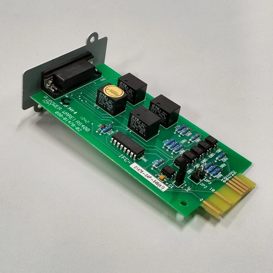 EATON POWERWARE AS400 BESTDOCK RELAY INTERFACE CARD 098-01478-02 01478-04-133 - Image 3 of 4