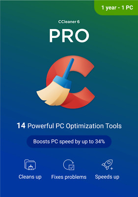 CCleaner Professional 1 PC 1 Jahr