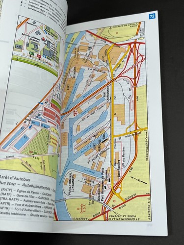1989 PARIS Street Map 1/10000 Michelin Plan Book Metro RER + Vintage Brochure + - Picture 10 of 21