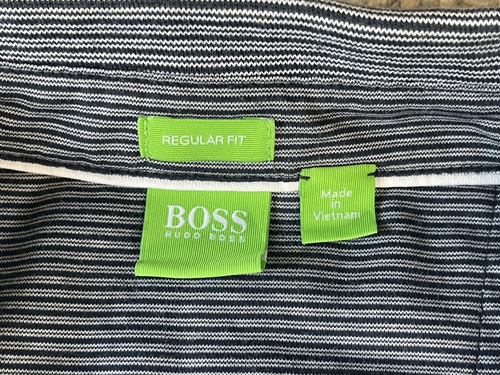 HUGO BOSS GREEN LABEL MENS LONG SLEEVE POLO SHIRT Sz XL - Picture 4 of 4