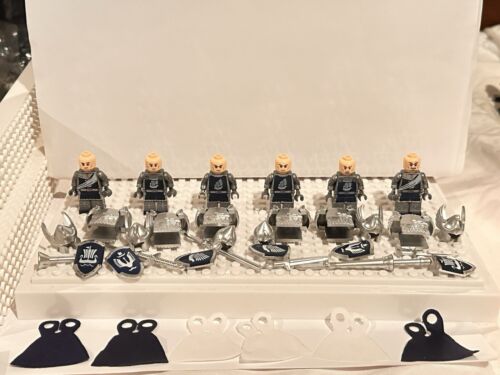 Lord of the Rings Brick Minifigures Knights x6 High Quality Detailed NEW - Picture 9 of 18