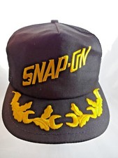 Vintage Snap On Tools K-Brand Gold Scrambled Eggs Black Trucker Hat USA Made