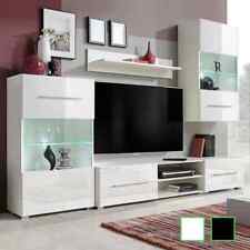 vidaXL Mueble de Pared 5 UDS Gabinete TV con Iluminación LED Color...
