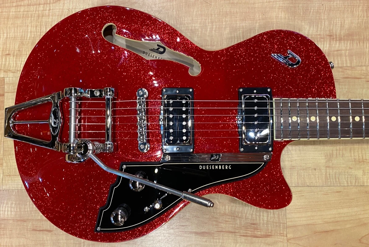 Duesenberg Starplayer TV Semi Hollow Electric Guitar Red Sparkle