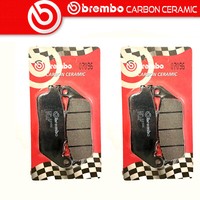 Brembo Keramik BremsbeläGe Schwarz Vorne FüR Yamaha Xmax 400 Iron MAX 400