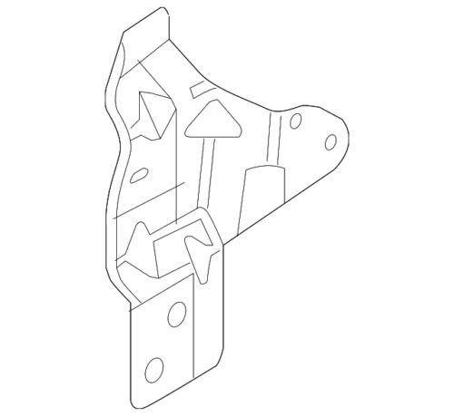 Panel de soporte del radiador izquierdo para Ford Transit Connect 2010-2013 (N/P 3T1Z-16D187-A)