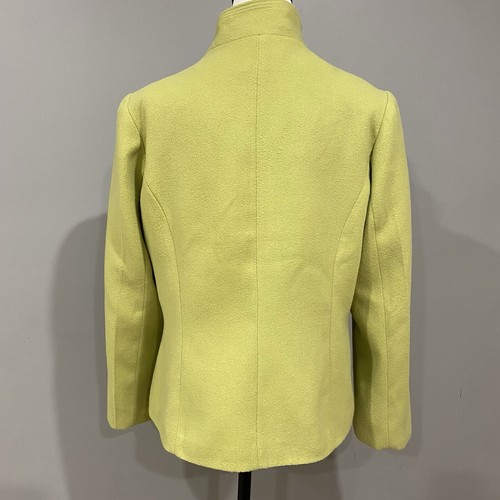 FENDI Womens Vintage Green Jacket Size XL 100% Cashmere Lined - Picture 7 of 8