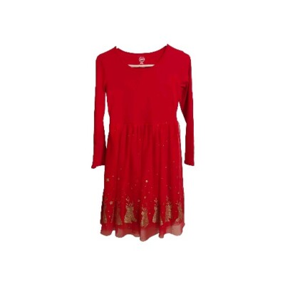 sachin and babi light blue dress Velvet Cherry Bow Dress main image 1