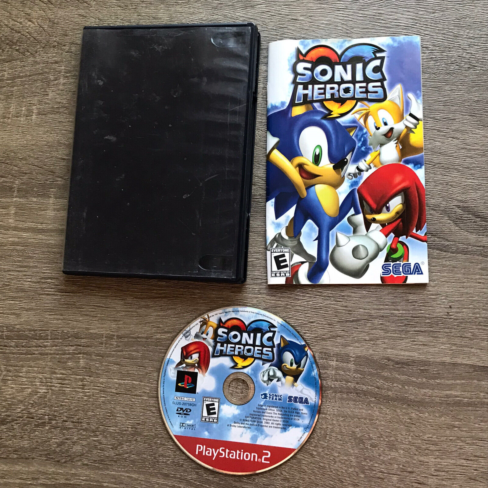 Sonic Heroes PS2 Greatest Hits (Sony PlayStation 2, 2005) Sega Classic  Complete