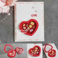 Valentine's Day Heart Cookie Box Metal Cutting Dies DIY Scrapbooking Card Craft
