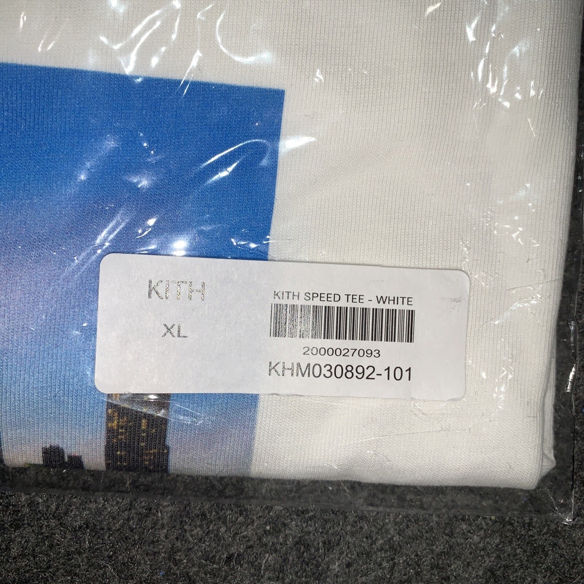 Kith Speed Tee White T-Shirt Size XL Monday Program | eBay