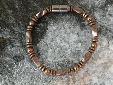 Mens Womens 100 Copper Magnetic Therapy Hematite Anklet Necklace Bracelet