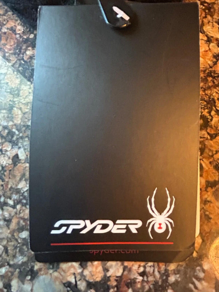 Gorro negro Spyder para hombre - forrado de vellón Foto 3 de 4