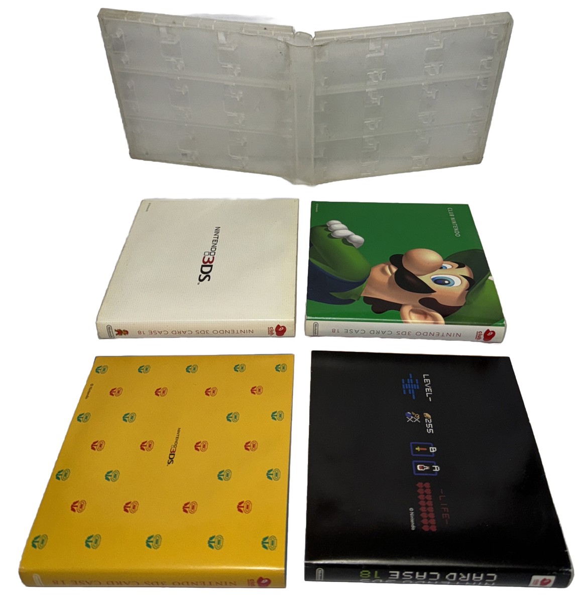 Club Nintendo 3DS 18 Card Storage Case w/ 4 Interchangeable