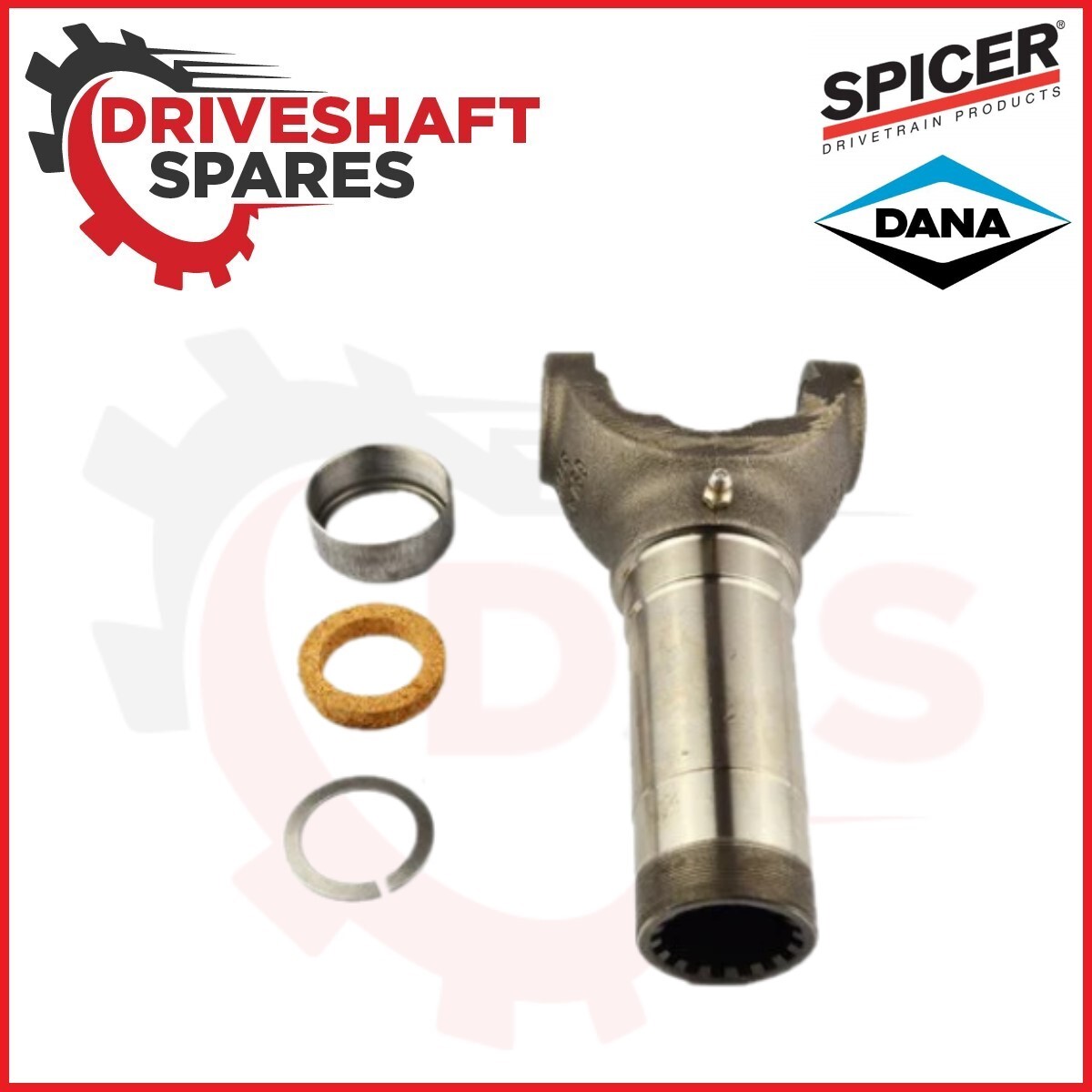 Titan Yoke Driveshaft Slip Yoke (3-3-488KX) - 1350 Series Compatible With 5- 1350X U-Joints Driveshaft Yoke