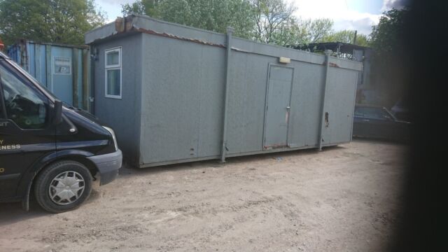 Portable Cabin Site Office + Kitchen + Toilets + Shower 24ft by 9ft