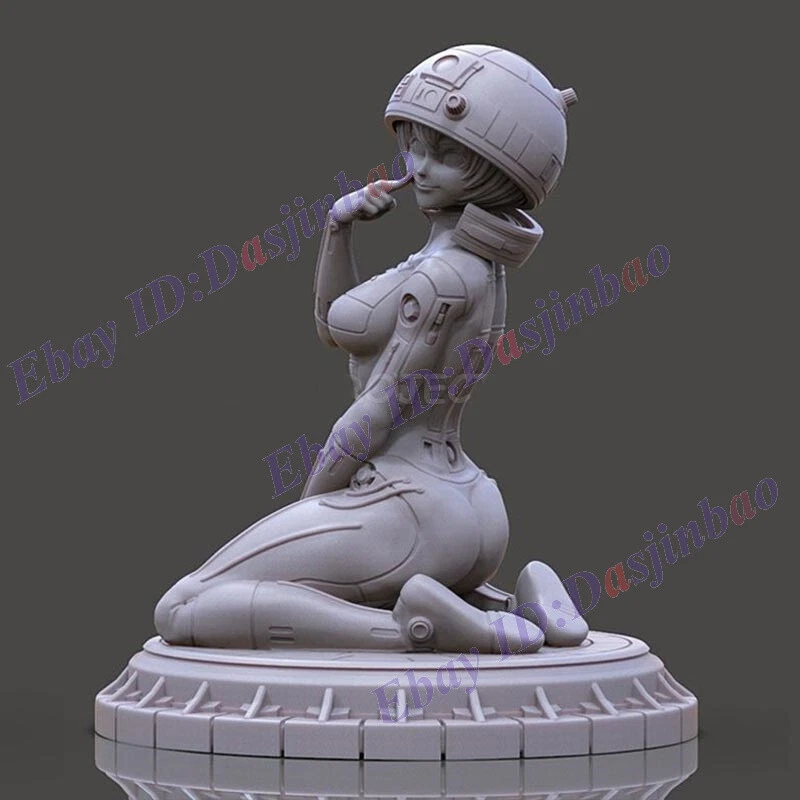 R2D2 Robot Girl 1/8 1/6 1/4 3D Print Model Kit Unpainted Unassembled GK - Image 3 of 4