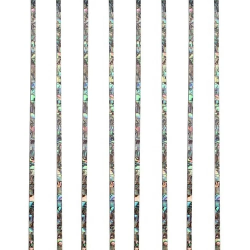 8/16 pezzi Abalone Shell Edge Strip Binding Purfling 400 mm intarsio chitarra liutaio USA - Foto 19 di 20