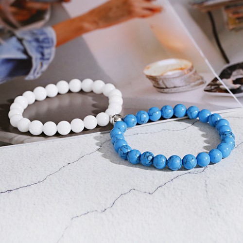 2Pcs/set Magnetic Couple Bracelet Love Friendship Distance Stone Bracelets Gift - Picture 21 of 90