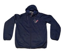 new NFL Houston Texans Hooded Sweater, Navy Men's Large SHIPS FREE TODAY