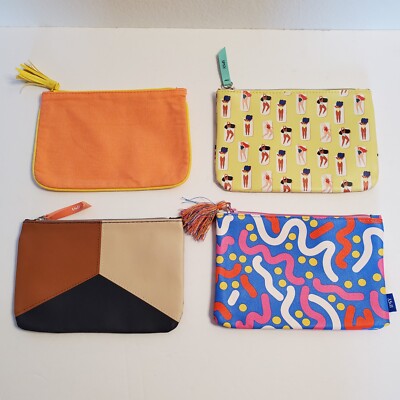 New Lot of 4 Ipsy Makeup Glam Bags