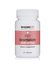 brazzoMD Bromelain with Arnica Tablets, 60 tablets, Plastic Surgeon developed...