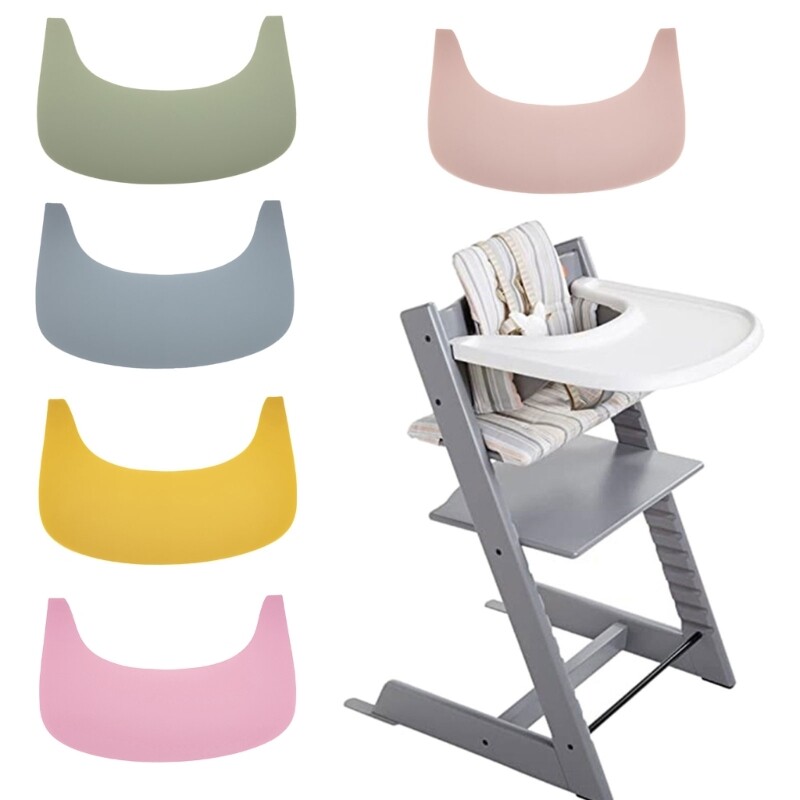 Upgrade Silicone Baby High Chair Mat Free Dining Placemat Easy Cleaning