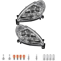 Halogen Scheinwerfer Set H7/H1 FüR CitroëN Xsara Coupe Inklusive Lampen