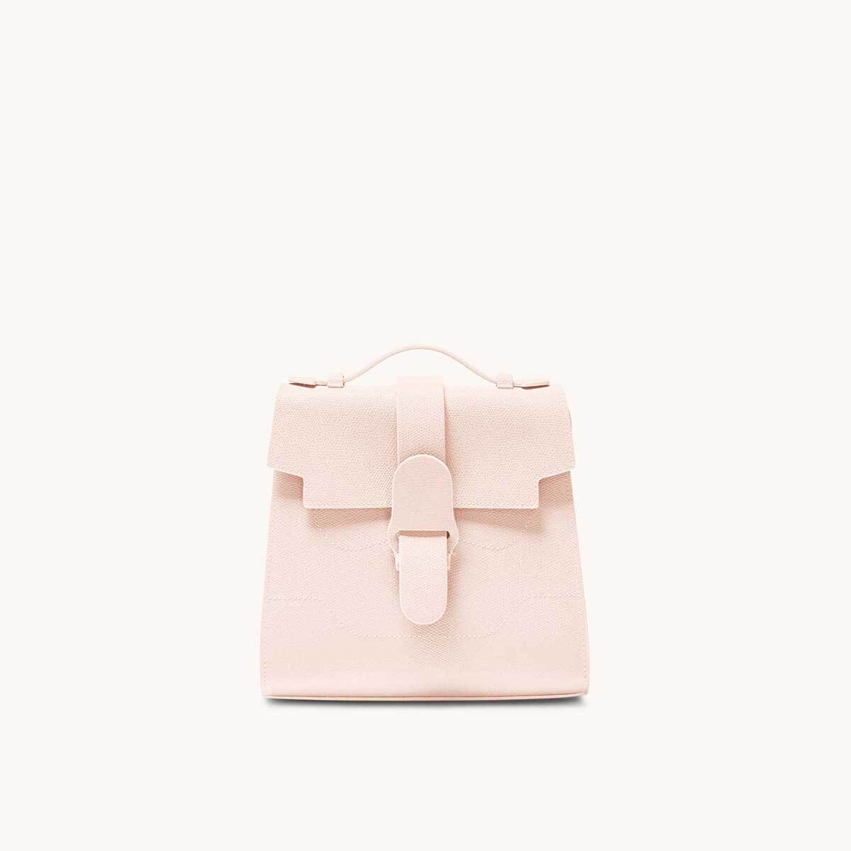 NWT Senreve Alunna Backpack in Pebbled Blush / Silver | eBay display picture 1