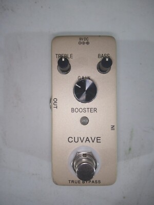 CUVAVE Pure Booster 2-Band EQ True Bypass Booster Guitar Effect Pedal