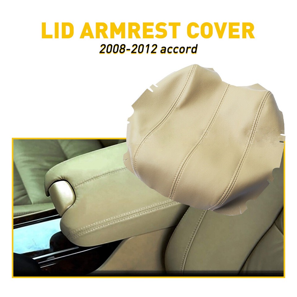 Fit for 20082012 Honda Accord Center Console Lid Armrest Cover Beige