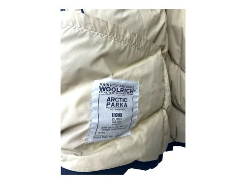 Woolrich Arctic Parka Uomo Blu Taglia M Come Nuovo - Foto 5 di 6