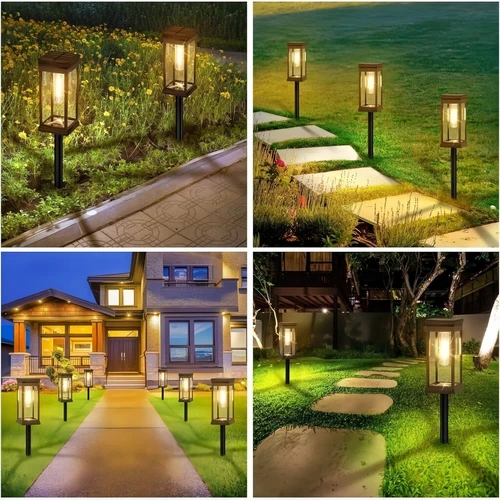 6 Pack Solar Garden Lights Outdoor Landscape LED Light Pathway Yard Waterproof - Picture 8 of 12
