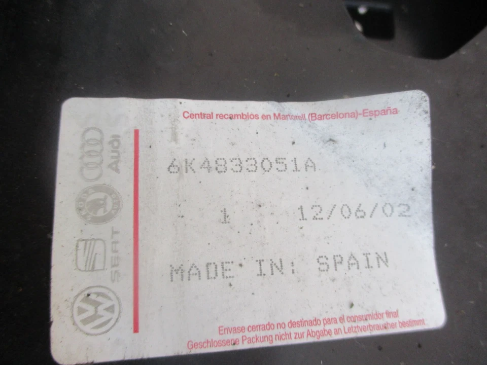 VW Polo 3 Stufenheck Variant Seat Ibiza 2 Cordoba Tür hinten links NEU orig. VAG - Bild 2 von 4