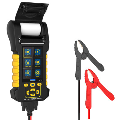 12V 24V Truck Car Battery Tester Load Charging Start Test V/A Monitor W/ Printer