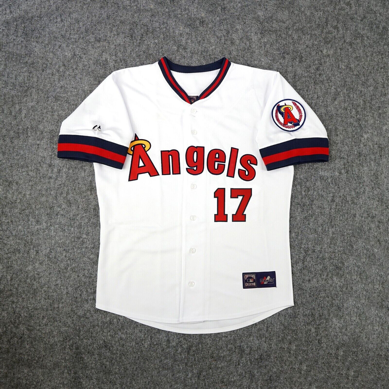 Shohei Ohtani California Angels Men's Cooperstown Home White Throwback  Jersey