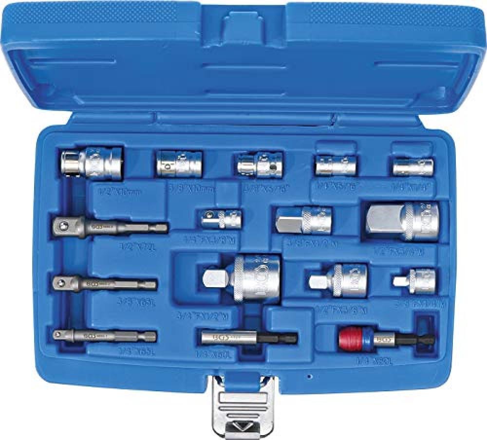 Kit 16 Adattatori per Bussole e Avvitatori - Qualità Professionale S2/CrV
