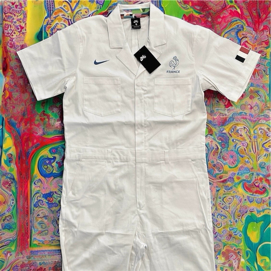 Nike SB Parra Olympics France Skate Coveralls CT0244-100 Men's