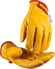 Winter Leather Work Gloves, Warm 3M Thinsulate Lining for Cold Weather Work, The